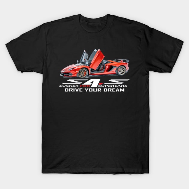 Lamborghini SVJ Supercar Products T-Shirt by Sucker4Supercar